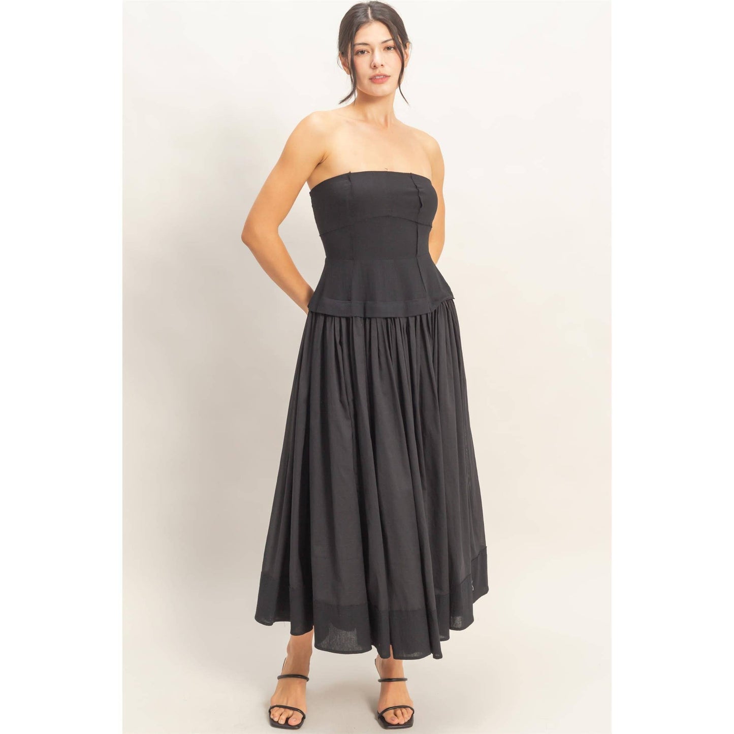 Midnight Breeze Maxi Dress