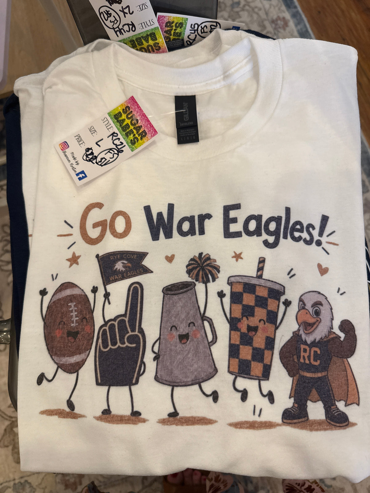 Go War Eagles Large and XL