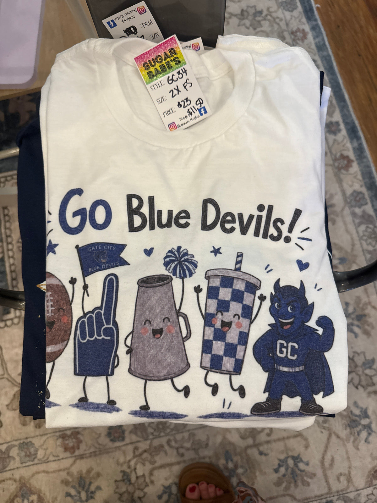 Go blue devils 2X