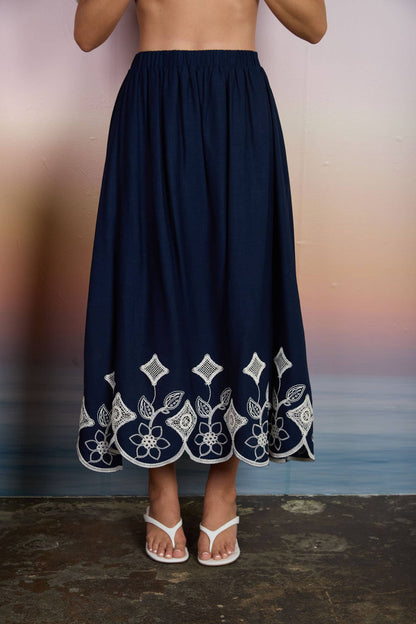 Liberty Lane Midi Skirt