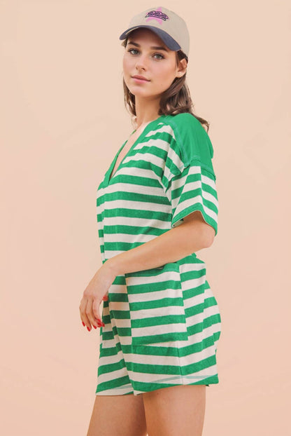 Palm Coast Stripe Romper