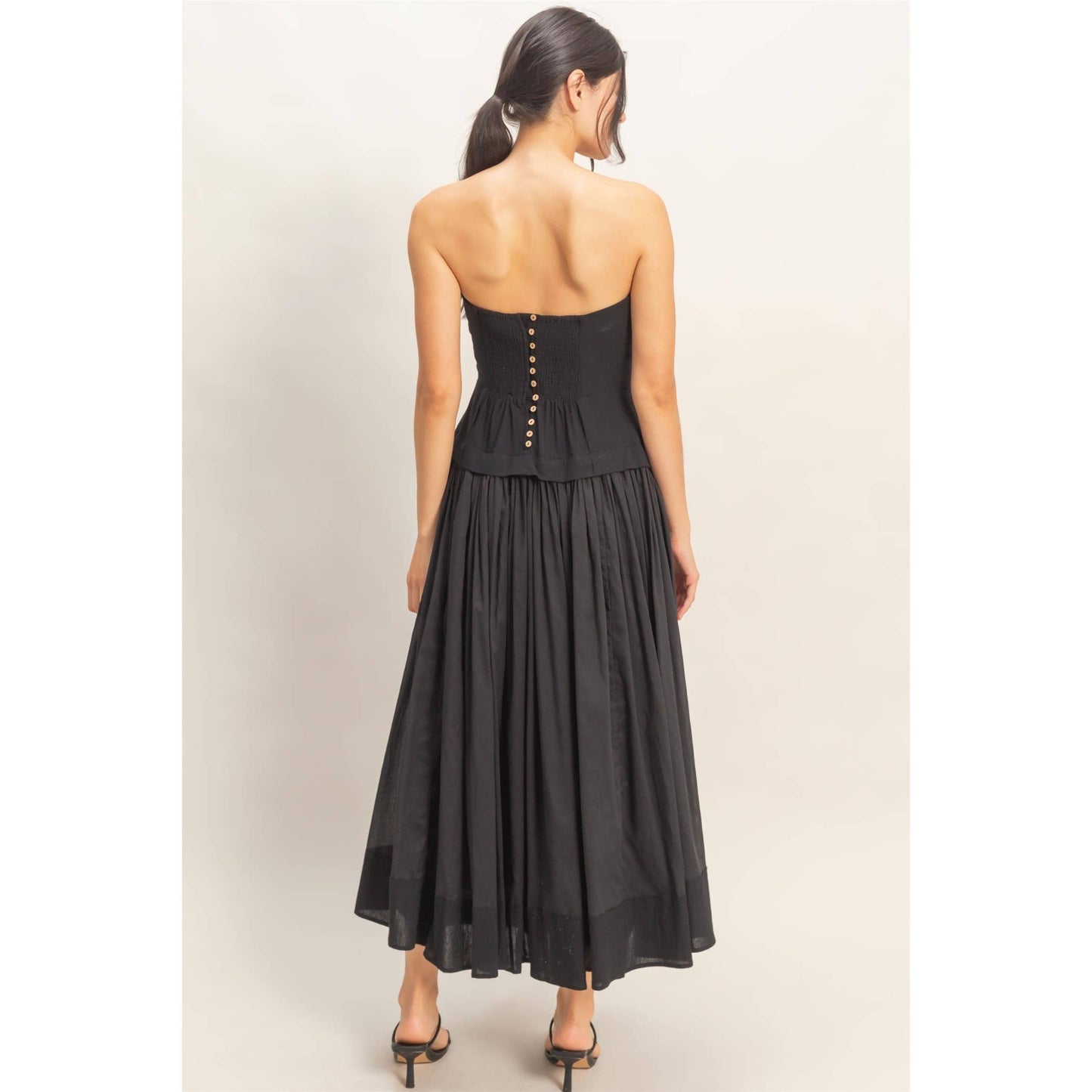 Midnight Breeze Maxi Dress