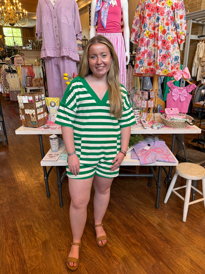 Palm Coast Stripe Romper