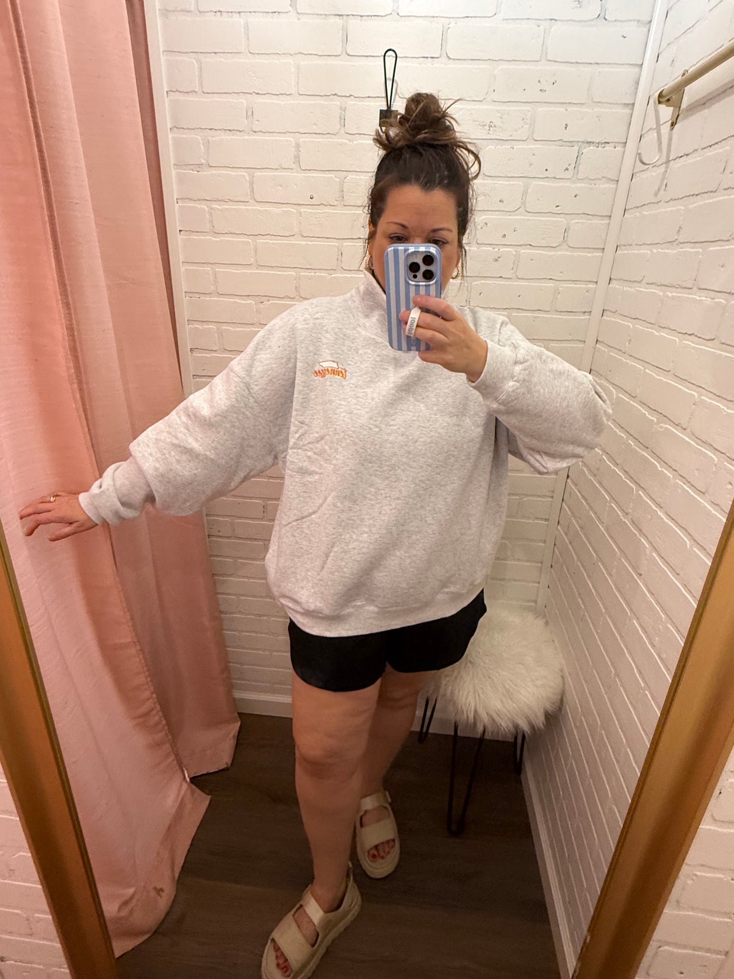 🧡TENNESSEE🧡 Oversized Mockneck Sweatshirt