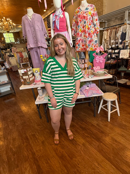Palm Coast Stripe Romper