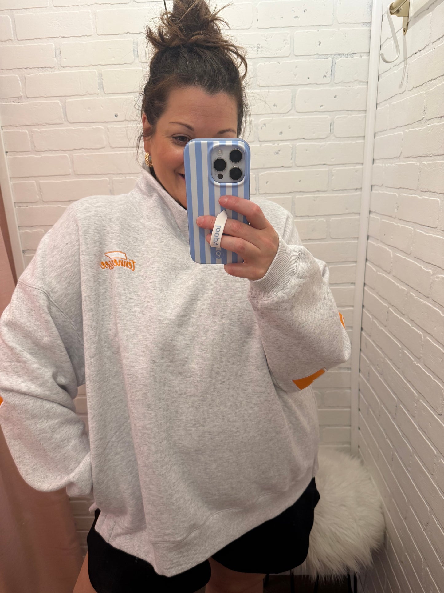 🧡TENNESSEE🧡 Oversized Mockneck Sweatshirt