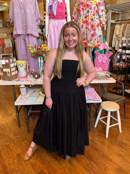 Midnight Breeze Maxi Dress