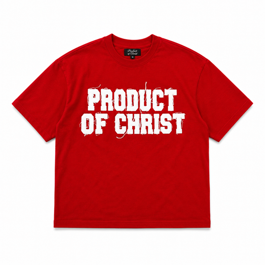 Product of Christ Red Tee PREORDER