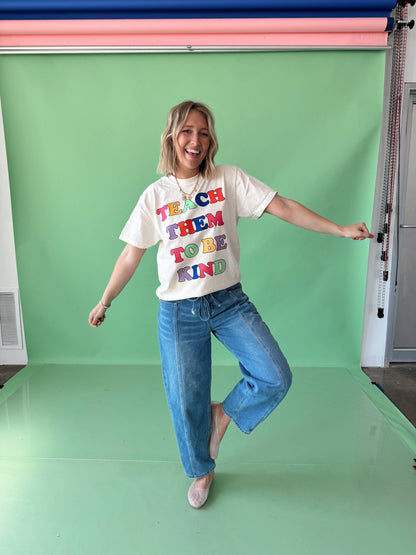 Teach Them to be Kind Tee