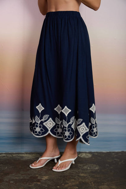 Liberty Lane Midi Skirt