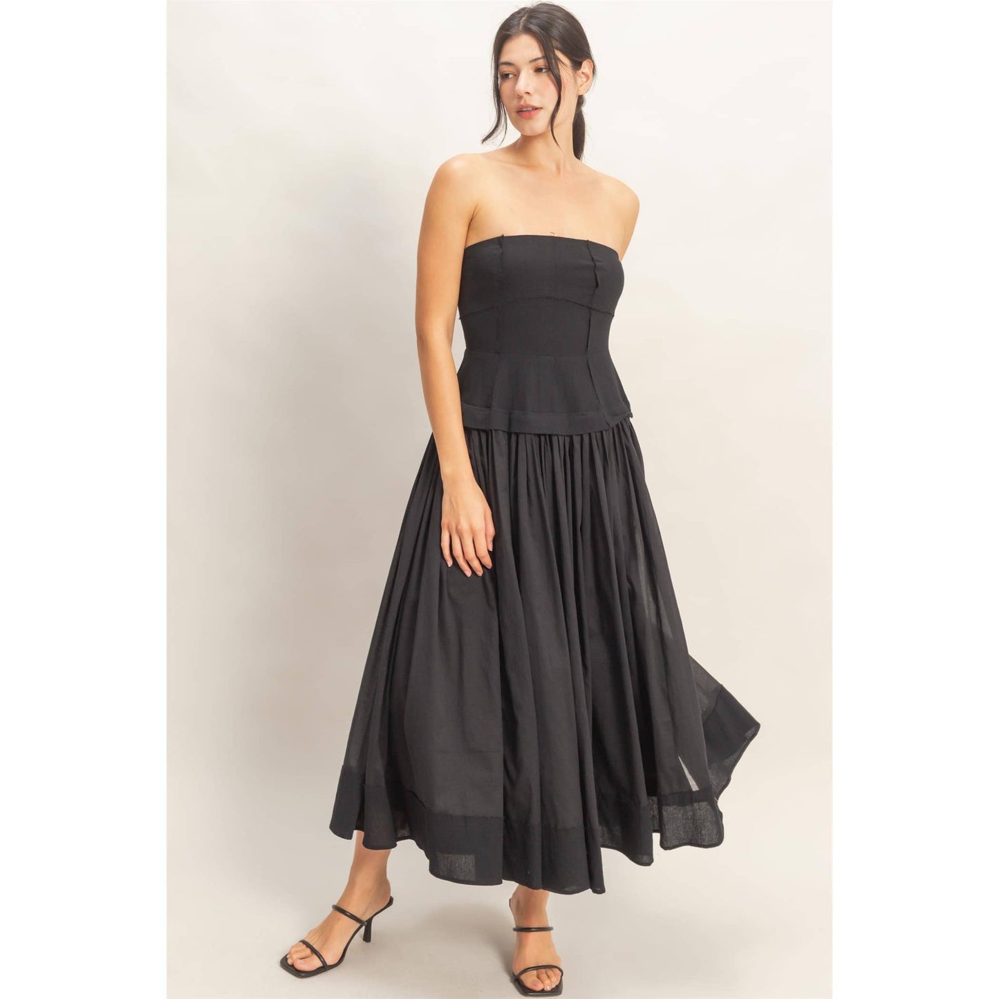 Midnight Breeze Maxi Dress