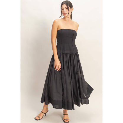 Midnight Breeze Maxi Dress