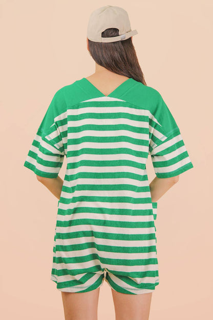 Palm Coast Stripe Romper